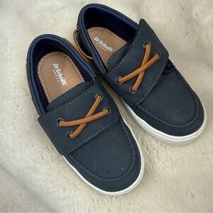 Dr. Scholl's Madison Kids' Boat Shoes Size 10C Toddler Navy Blue Loafers Slip On